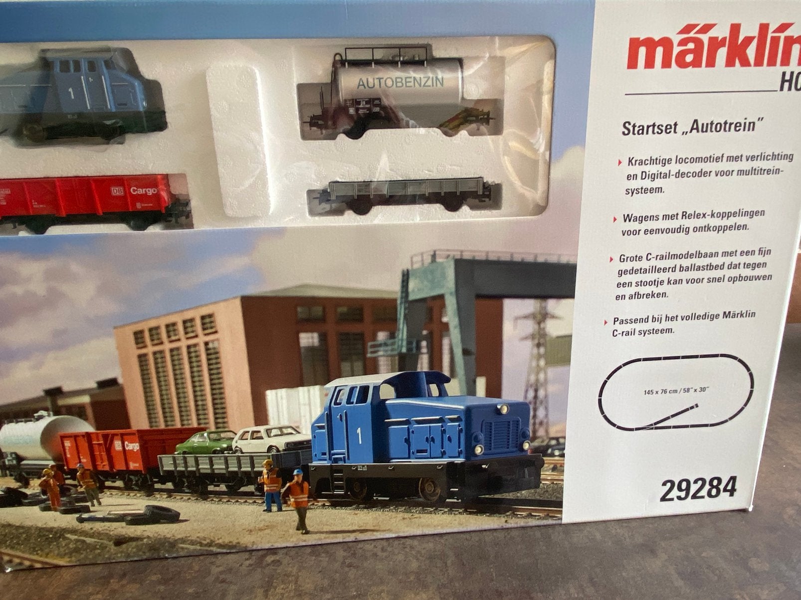 Maerklin startset Autotrein 29284 nieuw, Wisselstroom, Treinset, Nieuw, Ophalen of Verzenden