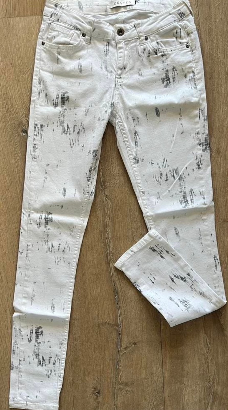 Broek Costes maat xs, Ophalen of Verzenden, Zo goed als nieuw, Blauw, W27 (confectie 34) of kleiner