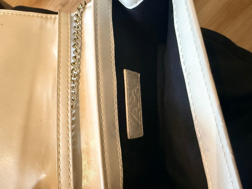 Ladies bag off white, Ophalen, Zo goed als nieuw, Wit, Handtas