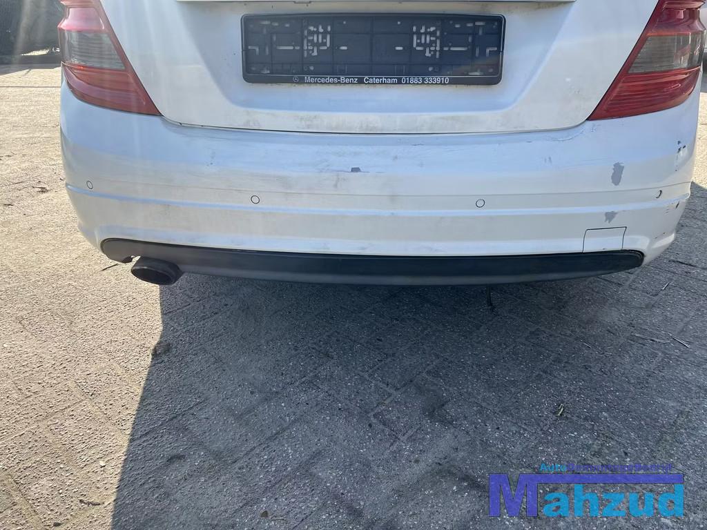 MERCEDES C klasse W204 WIT C650 Achterbumper 2008-2011, Gebruikt, Mercedes-Benz AG, Mercedes-Benz, Ophalen of Verzenden