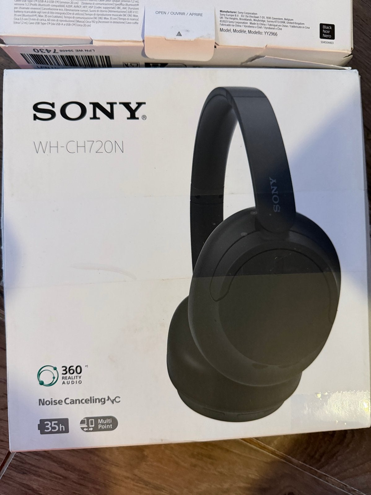Sony WH-CH720N Noise Cancelling Koptelefoon - Zwart