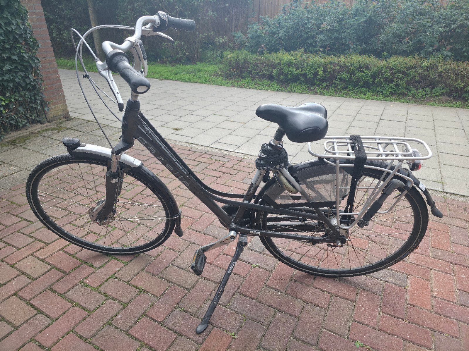 Gazelle damesfiets met lage instap en versnellingen, Ophalen, Gebruikt, Velgrem, (Extra) lage instap
