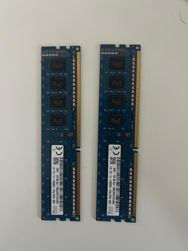 Ddr3 ram 4x2 8gb totaal, Computers en Software, RAM geheugen, Ophalen of Verzenden, Zo goed als nieuw, DDR3, Desktop