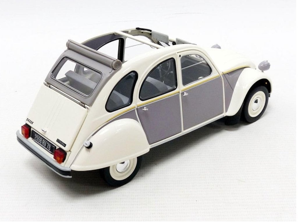 Citroen 2CV Dolly 1985 Wit & Grijs 1/18 Norev ref: 181494, Hobby en Vrije tijd, Modelauto's | 1:18, Verzenden, Nieuw, Auto, Norev