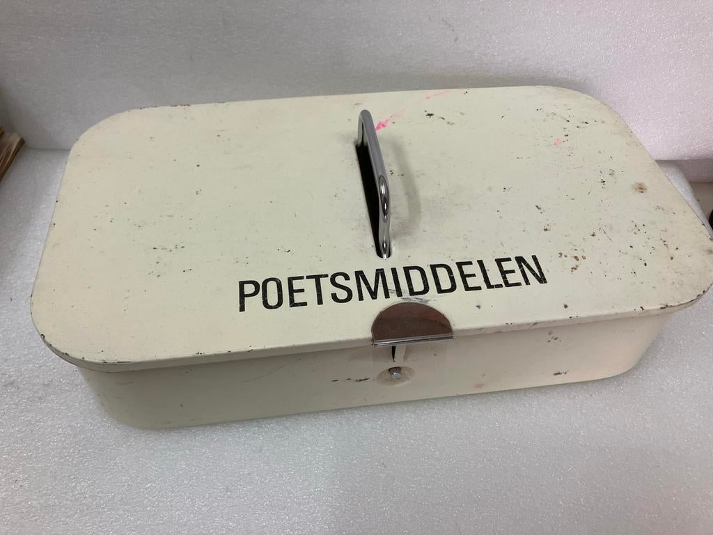 Vintage Brabantia Schoenpoets Kist - Poetsmiddelen, Minder dan 50 cm, Gebruikt, 50 tot 100 cm, Ophalen of Verzenden