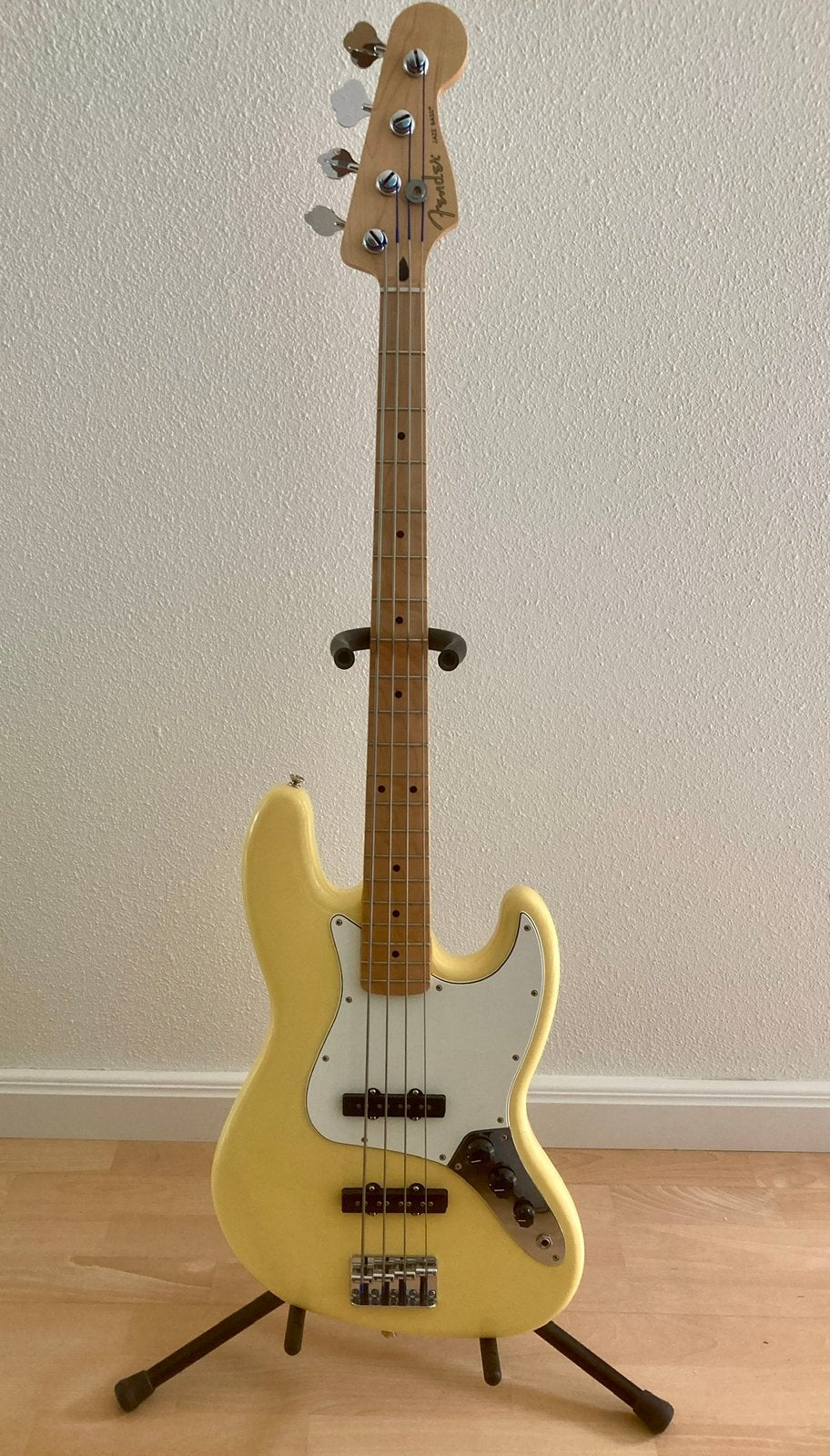 Fender Player Jazzbas MP Buttercream, Ophalen, Zo goed als nieuw, Elektrisch