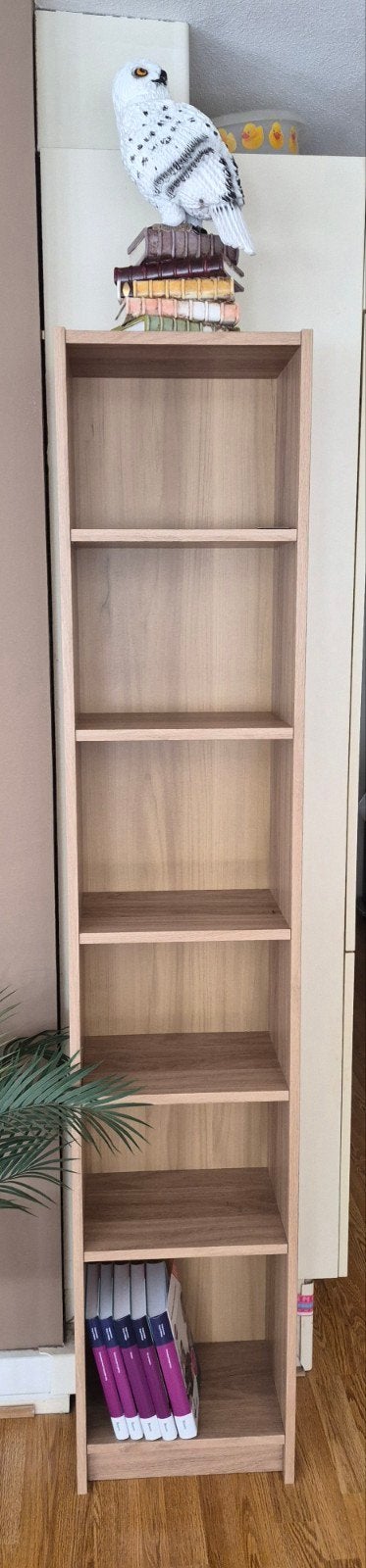 Boekenkast Billy IKEA - licht eiken, Ophalen, 200 cm of meer, 50 tot 100 cm, Zo goed als nieuw