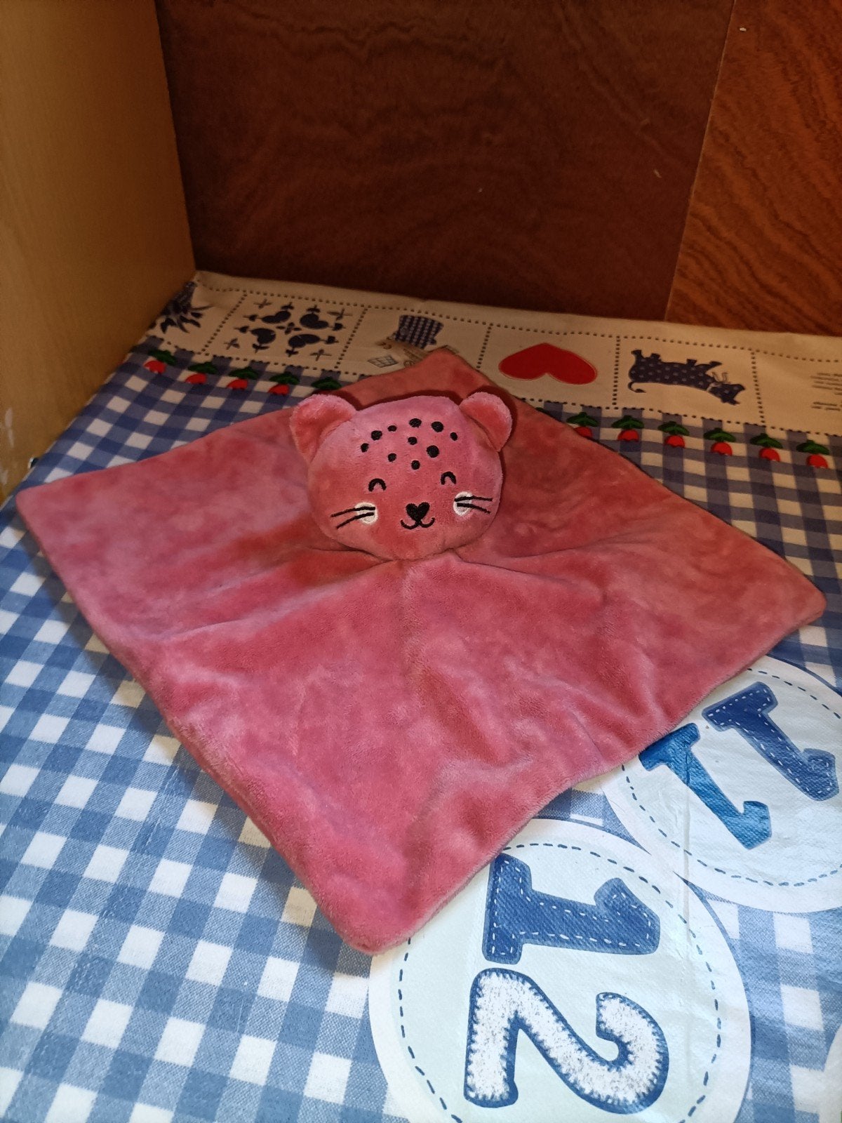 Roze poes knuffeldoekje Action Mundia, Ophalen of Verzenden, Zo goed als nieuw