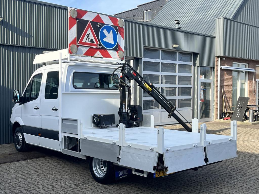 Mercedes-Benz Sprinter 514 CDI 366 Hiab Laadkraan 018T Trekh, Automaat, Gebruikt, Wit, Bedrijf