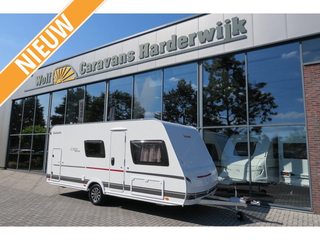 Dethleffs C'Go 495 QSK STAPELBED+VASTBED 210cm, Caravans en Kamperen, Caravans, Bedrijf, Treinzit, Schokbreker, 1000 - 1250 kg