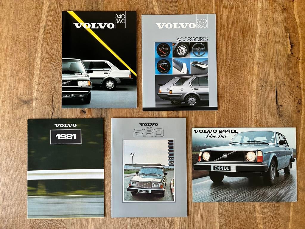Volvo brochures - 5 stuks, Ophalen of Verzenden, Zo goed als nieuw, Volvo