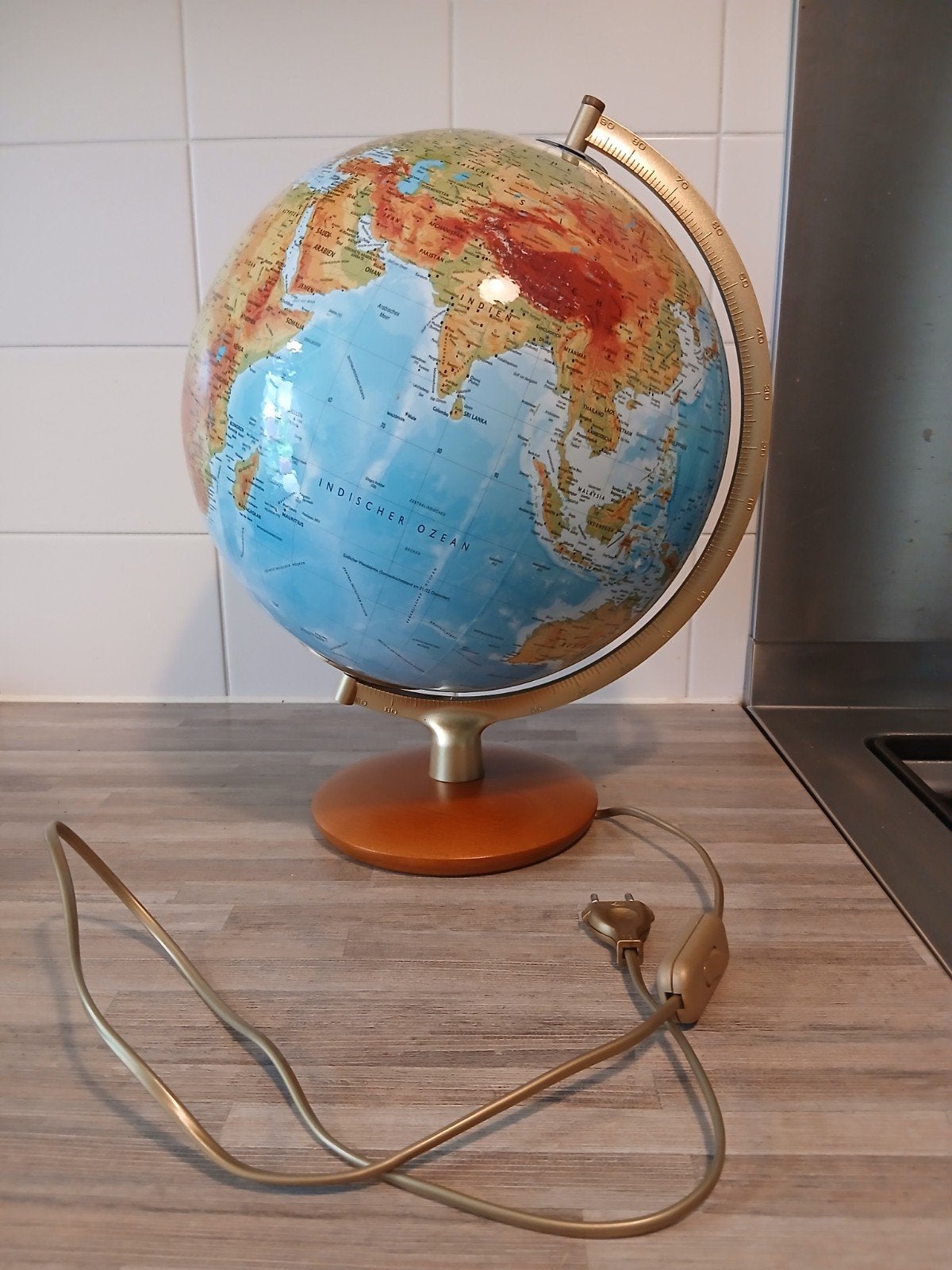 Rath globe DFGI 30/15 (glasbol), Huis en Inrichting, Woonaccessoires | Wereldbollen, Ophalen of Verzenden, Zo goed als nieuw