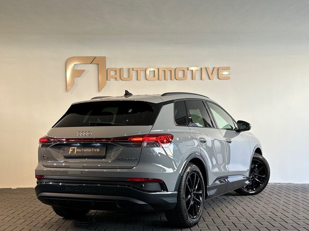 Audi Q4 e-tron 40 S Line 77 kWh Sfeer|CarPlay|Keyless|Night, Auto's, Audi, Automaat, Achterwielaandrijving, Gebruikt, Q4 e-tron