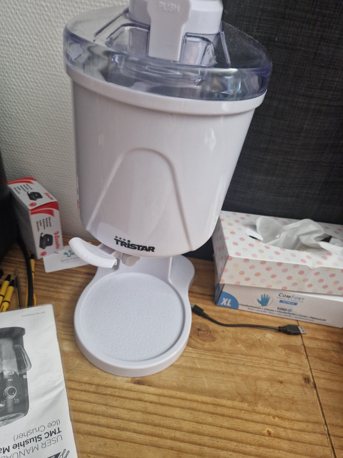 softijs maker, Ophalen, Gebruikt