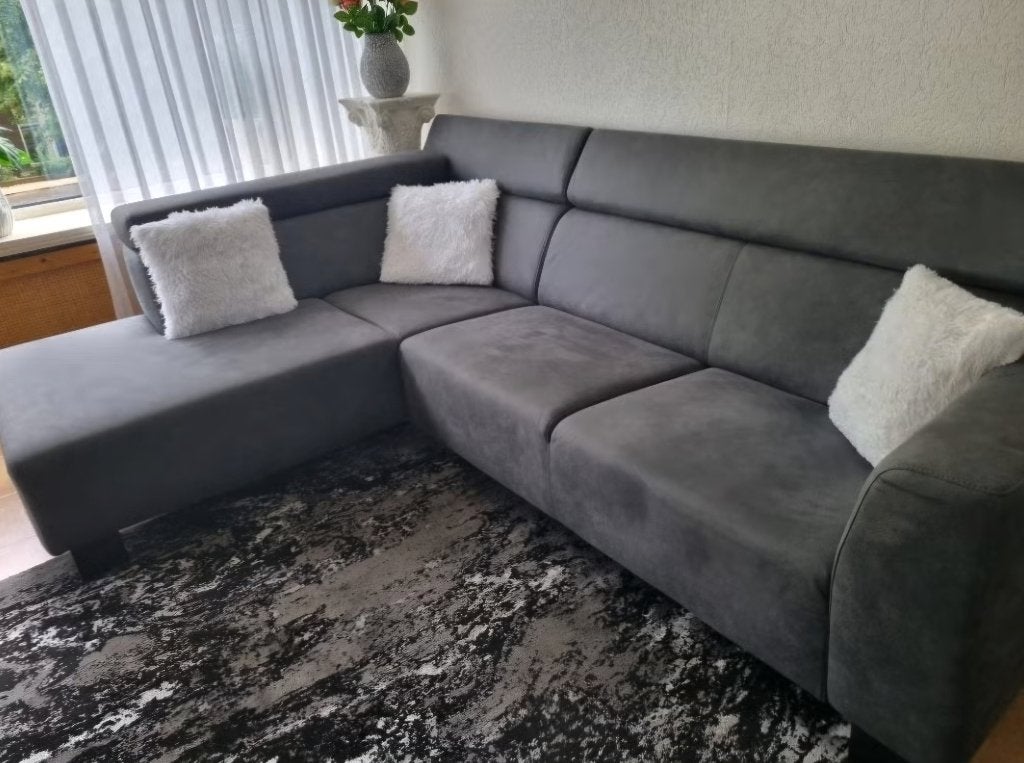 Hoekbank, Huis en Inrichting, Banken | Bankstellen, Ophalen, 250 tot 300 cm, Zo goed als nieuw, 150 cm of meer