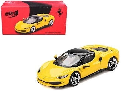 Ferrari 296 GTB 2021 Giallo Modena (Yellow) 1:64 BBR-Models, BBR-Models, Tschuiten@hotmail.com, Auto, Nieuw