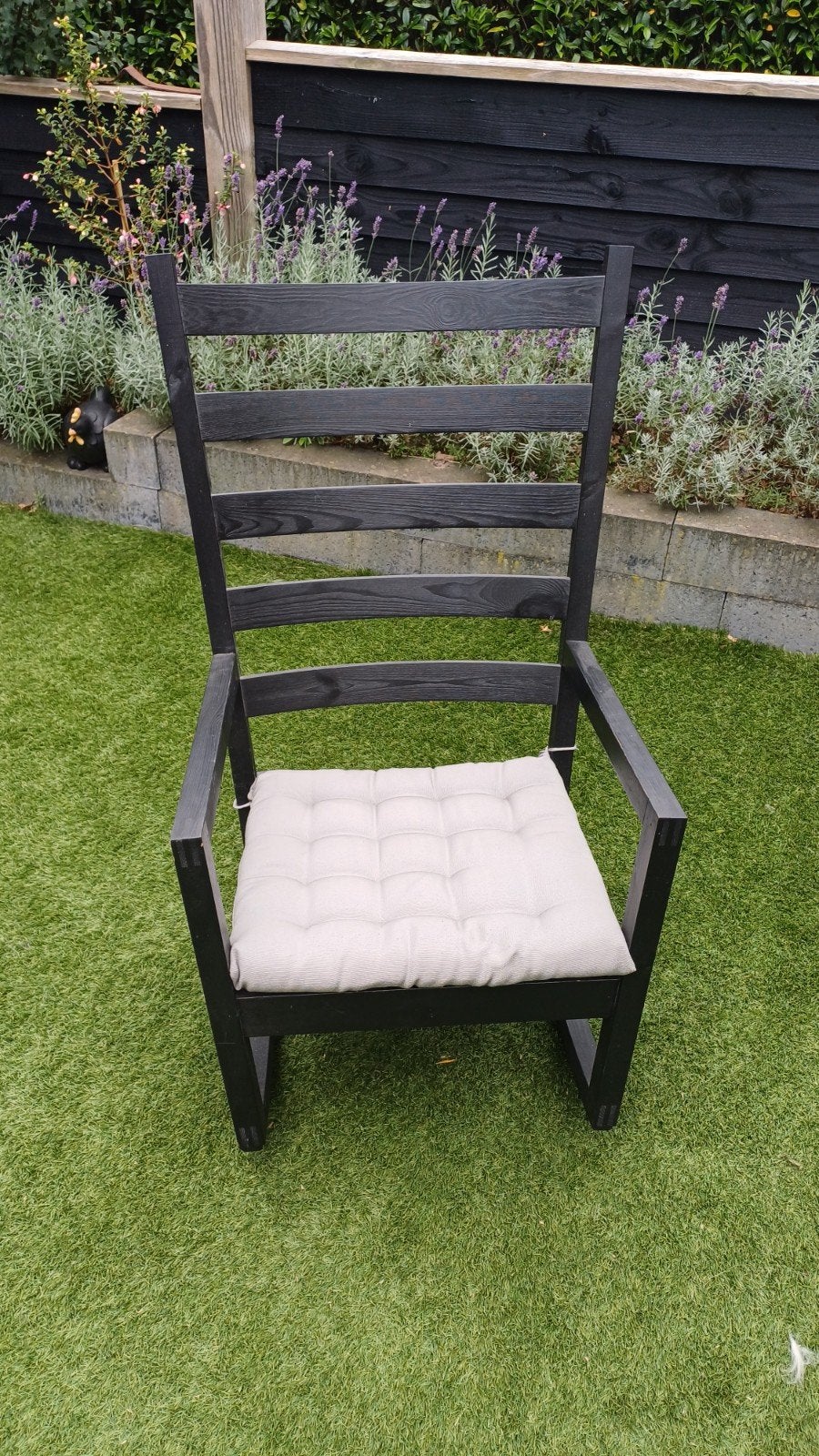 Ikea schommelstoel, Ophalen, Zwart, Zo goed als nieuw, Eén
