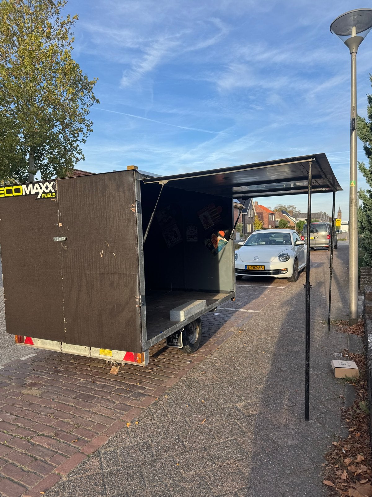 Gesloten Aanhanger met Zakklep - 250x170x150 cm, Ophalen, Gebruikt