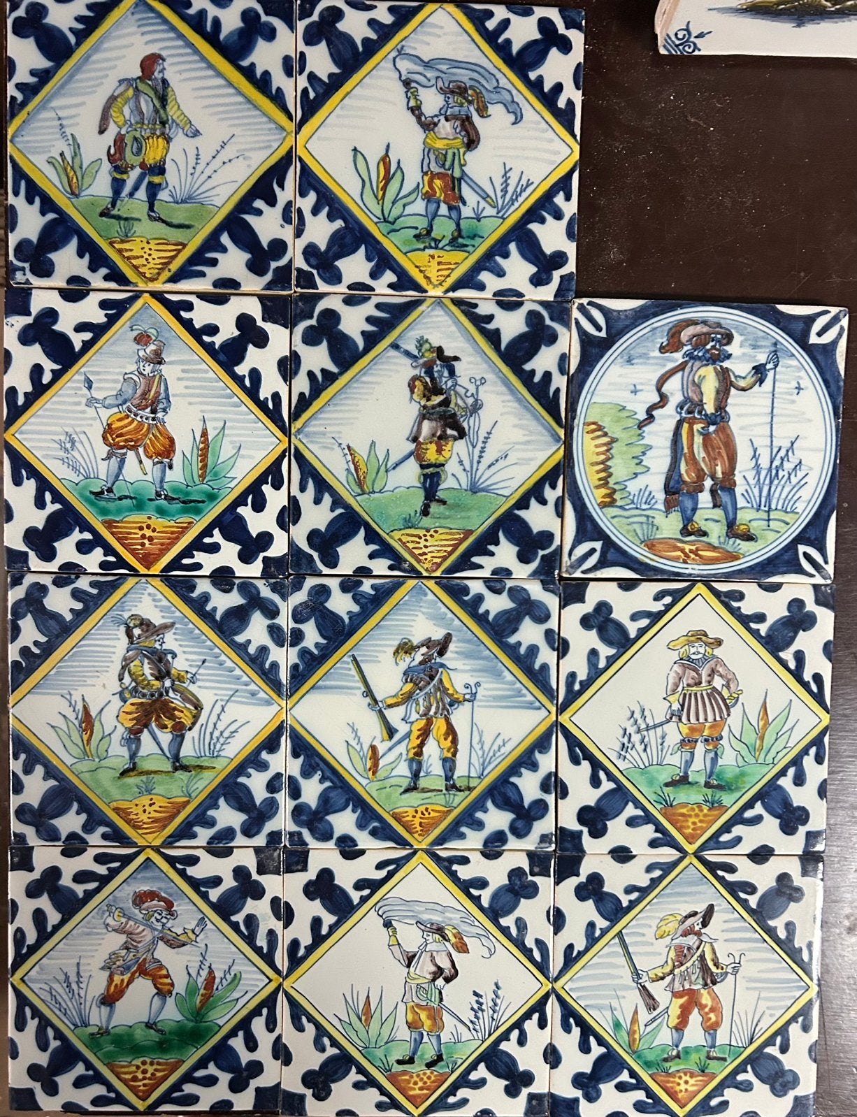 Prachtige veldjes met Riddertegels, Ophalen of Verzenden