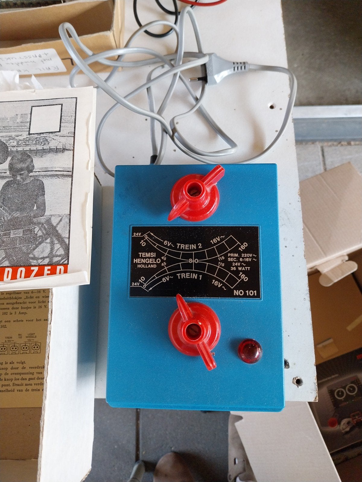 Temsi,  trafo., Overige merken, Transformator of Voeding, Gebruikt, Gelijkstroom