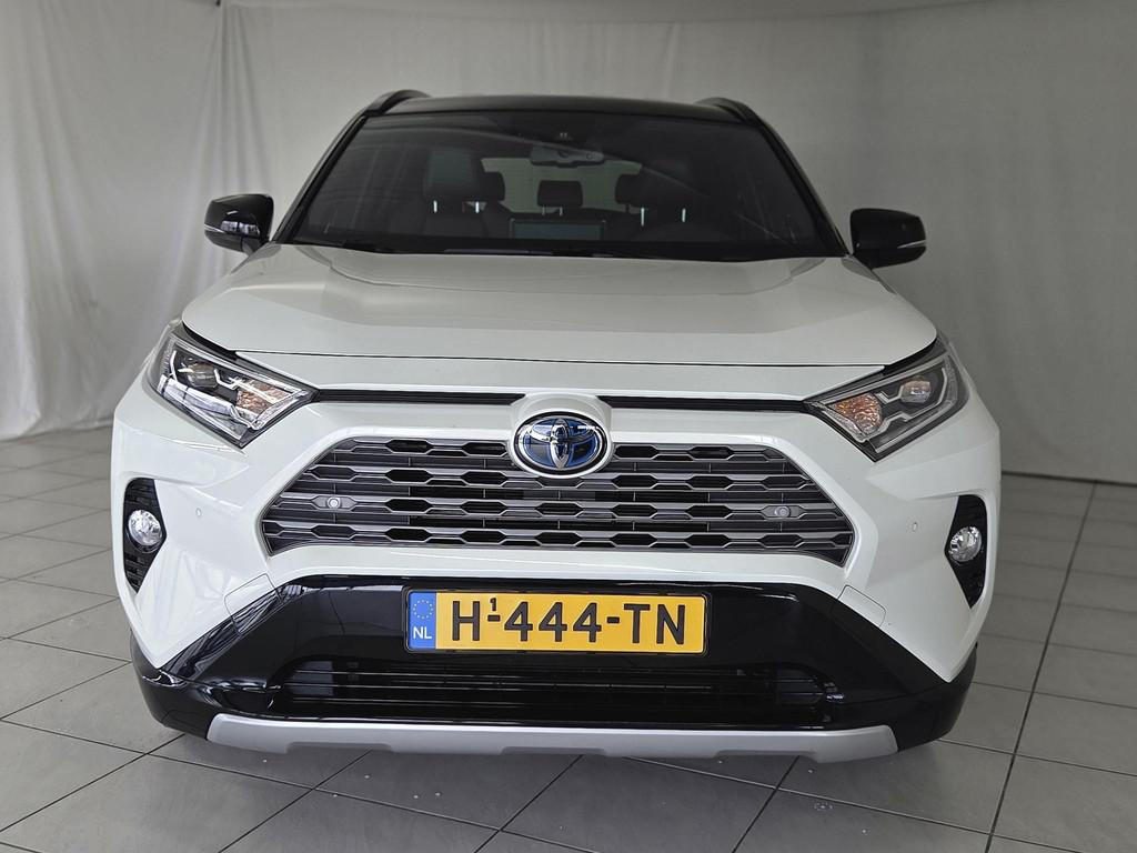 Toyota RAV4 2.5 Hybrid Bi-Tone | Trekhaak | Parkeercamera |, Auto's, Toyota, Euro 6, 4 cilinders, 2487 cc, Wit