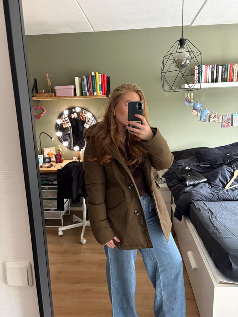 Air Force winterjas in Olive green, Kleding | Dames, Ophalen of Verzenden, Zo goed als nieuw, Maat 36 (S), Groen