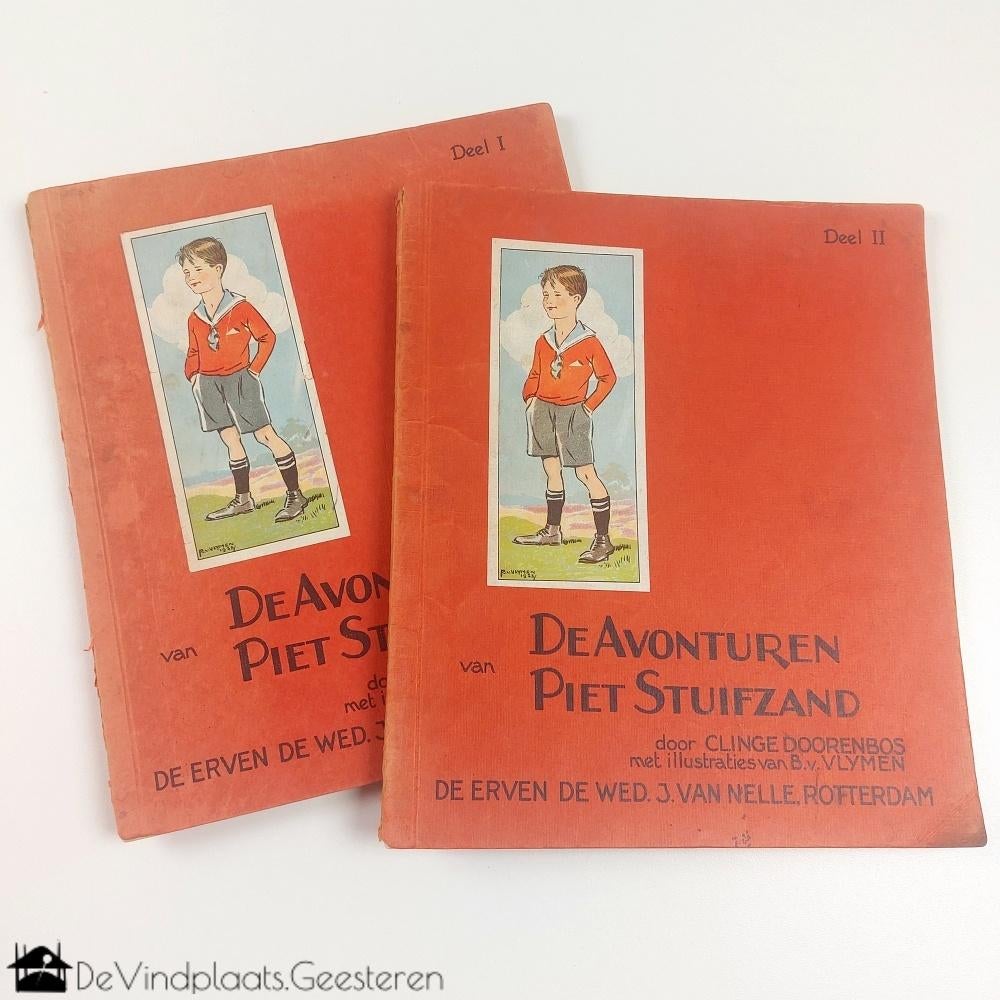 De avonturen van Piet Stuifzand - Complete set uit 1928, Ophalen of Verzenden, Gelezen, Prentenboek