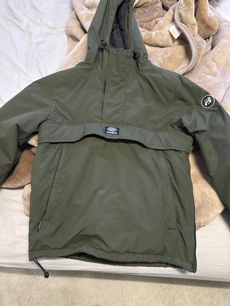 Pull&Bear Anorak Jas - Groen xxs, Ophalen of Verzenden, Gedragen, Overige maten, Groen