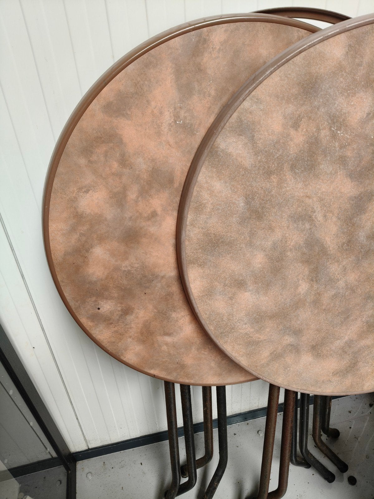 Stafafels  3 stuks 85 cm rond, Ophalen