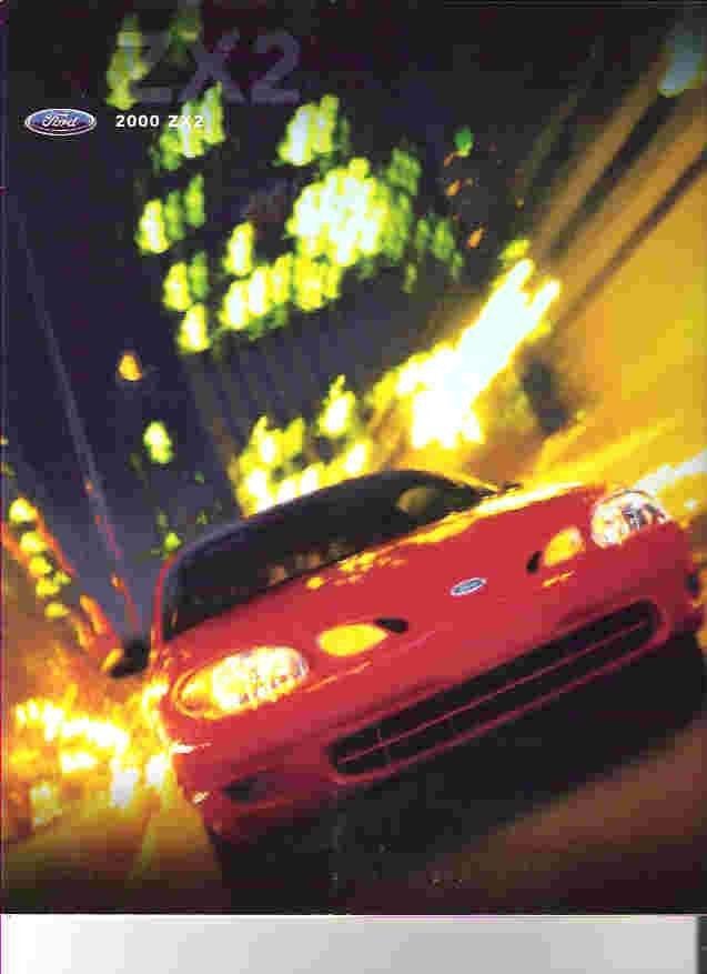 Ford ZX2 Poster Brochure, Ophalen of Verzenden, Zo goed als nieuw, Ford