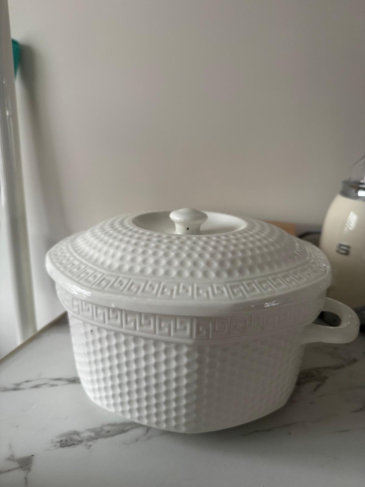 Stijlvolle Tagine en soepterrine met opscheplepel, Ophalen, Steen/keramiek, Meerkleurig, Overige merken