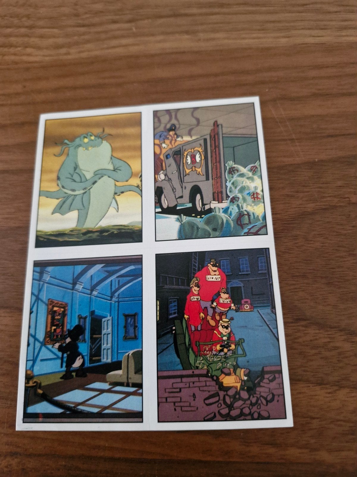 460 Vintage Disney DuckTales Sticker - Dagobert Duck & Boeve, Verzamelen, Ophalen of Verzenden, Zo goed als nieuw, Strip of Tekenfilm