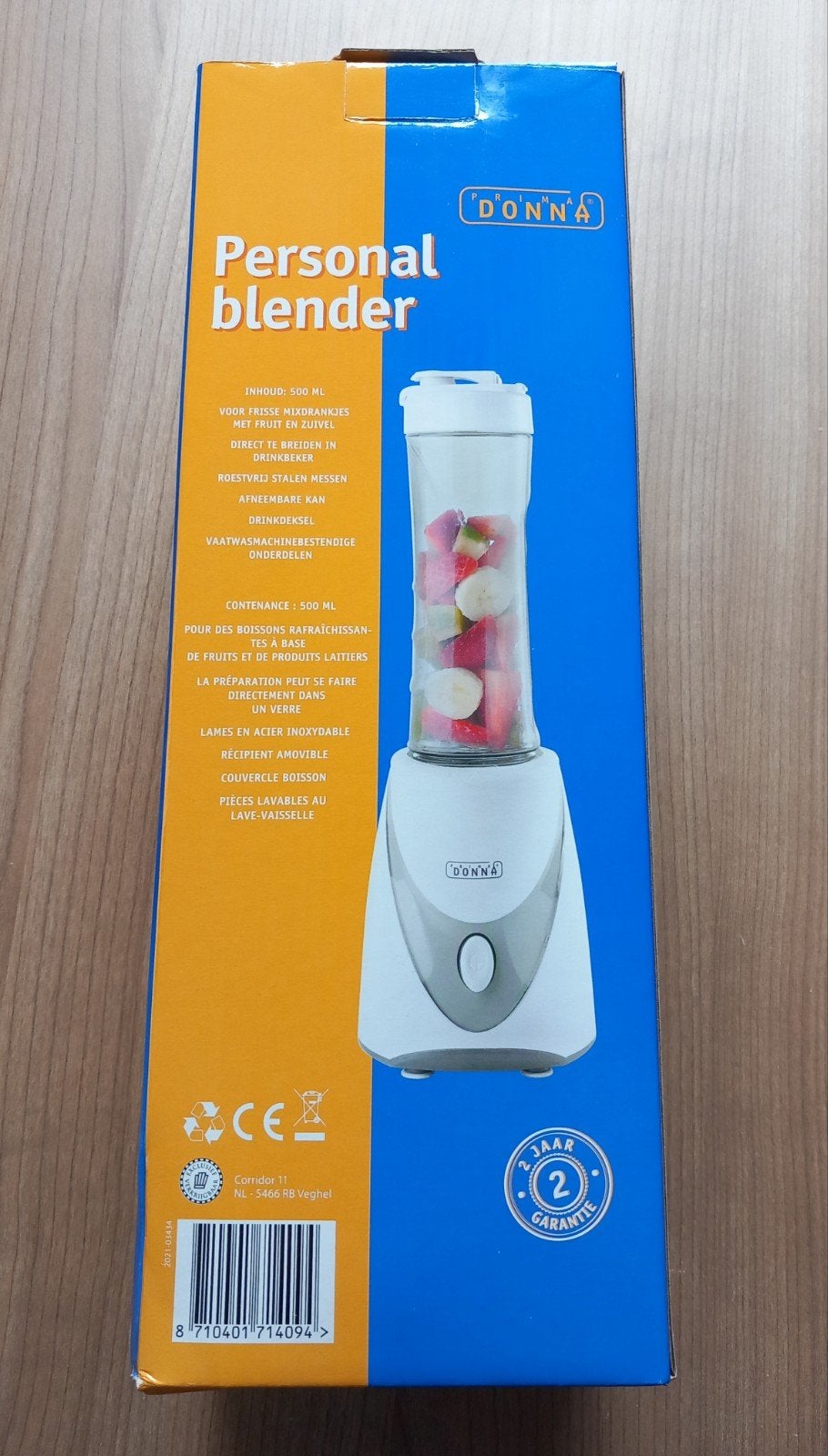 Donna Personal Blender - Compact en Handig, Witgoed en Apparatuur, Blenders, Nieuw, Blender to go, Ophalen