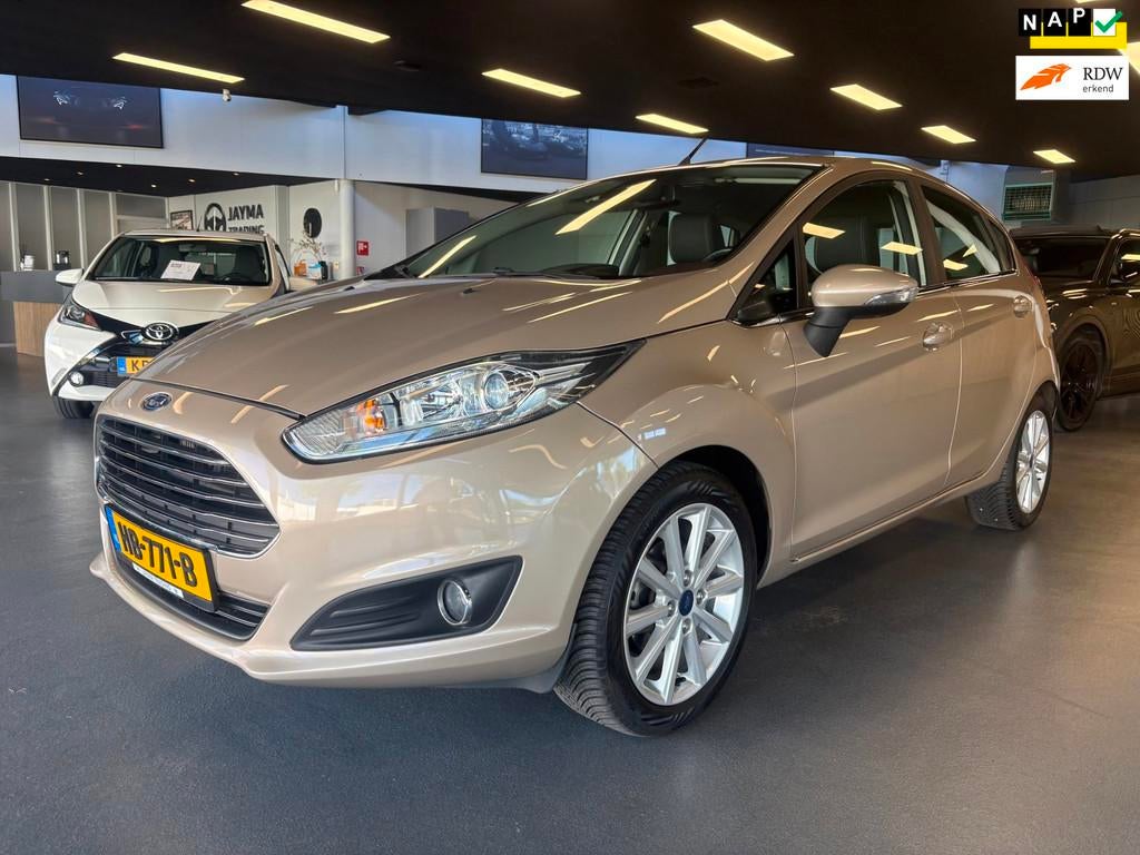 Ford Fiesta 1.0 EcoBoost Titanium, Voorwielaandrijving, Bruin, 23 km/l, Origineel Nederlands