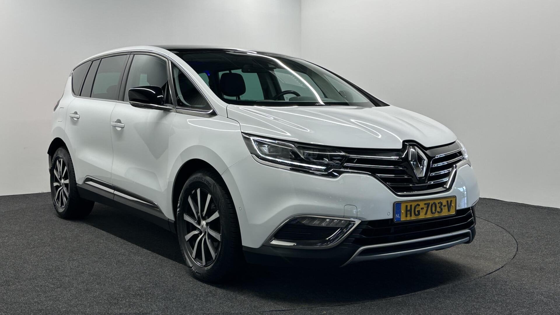Renault Espace 1.6 TCe Dynamique 5p TREKHAAK PANO NAVI CRUIS, Auto's, Renault, 1618 cc, Gebruikt, Leder en Stof, Wit
