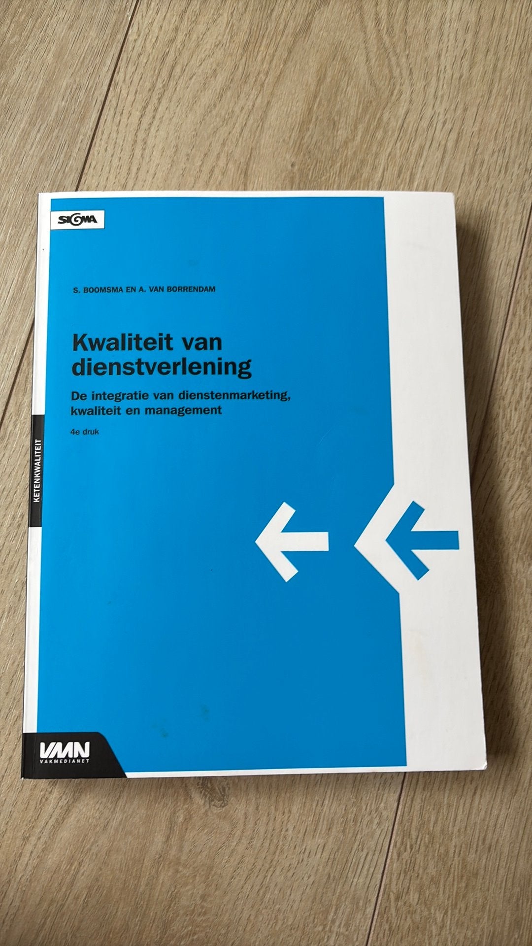 S. Boomsma - Kwaliteit van dienstverlening, Sociale wetenschap, Ophalen of Verzenden, Zo goed als nieuw, S. Boomsma; A. van Borrendam