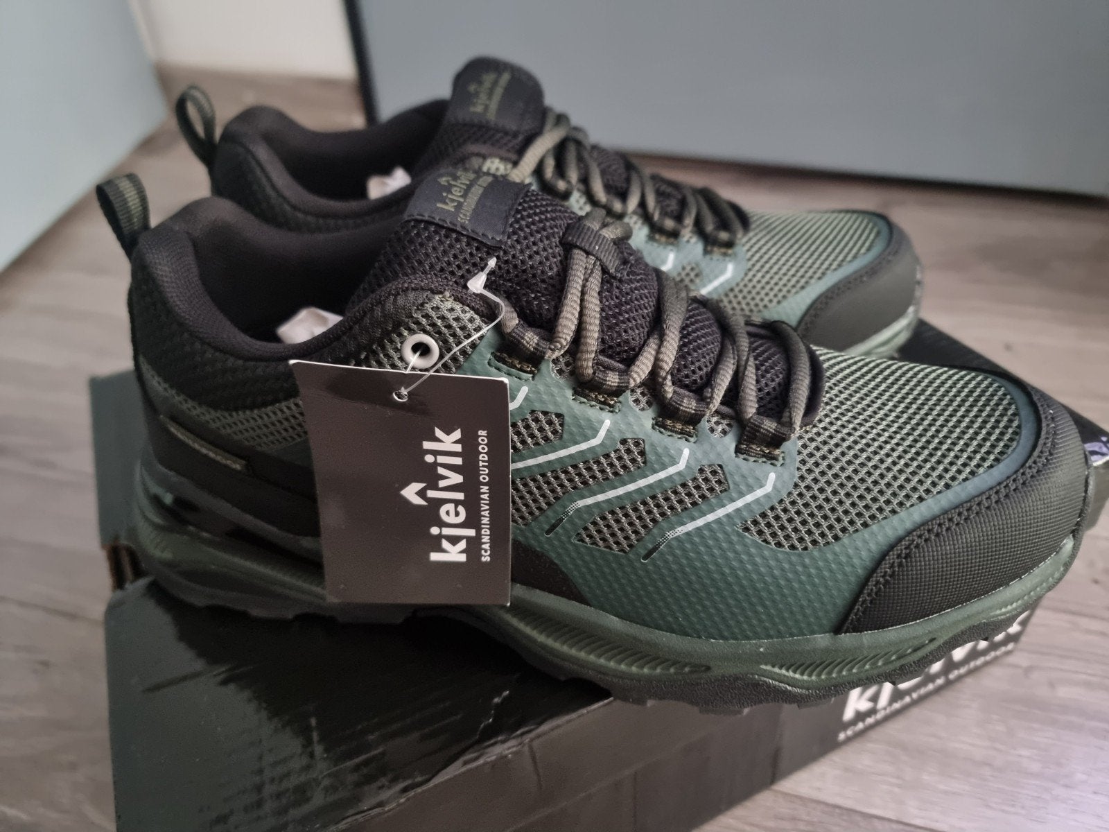Heren groen wandelschoenen Kjelvik, maat 41, Nieuw (SS), Ophalen of Verzenden, Nieuw, Overige kleuren, Wandelschoenen of Bergschoenen