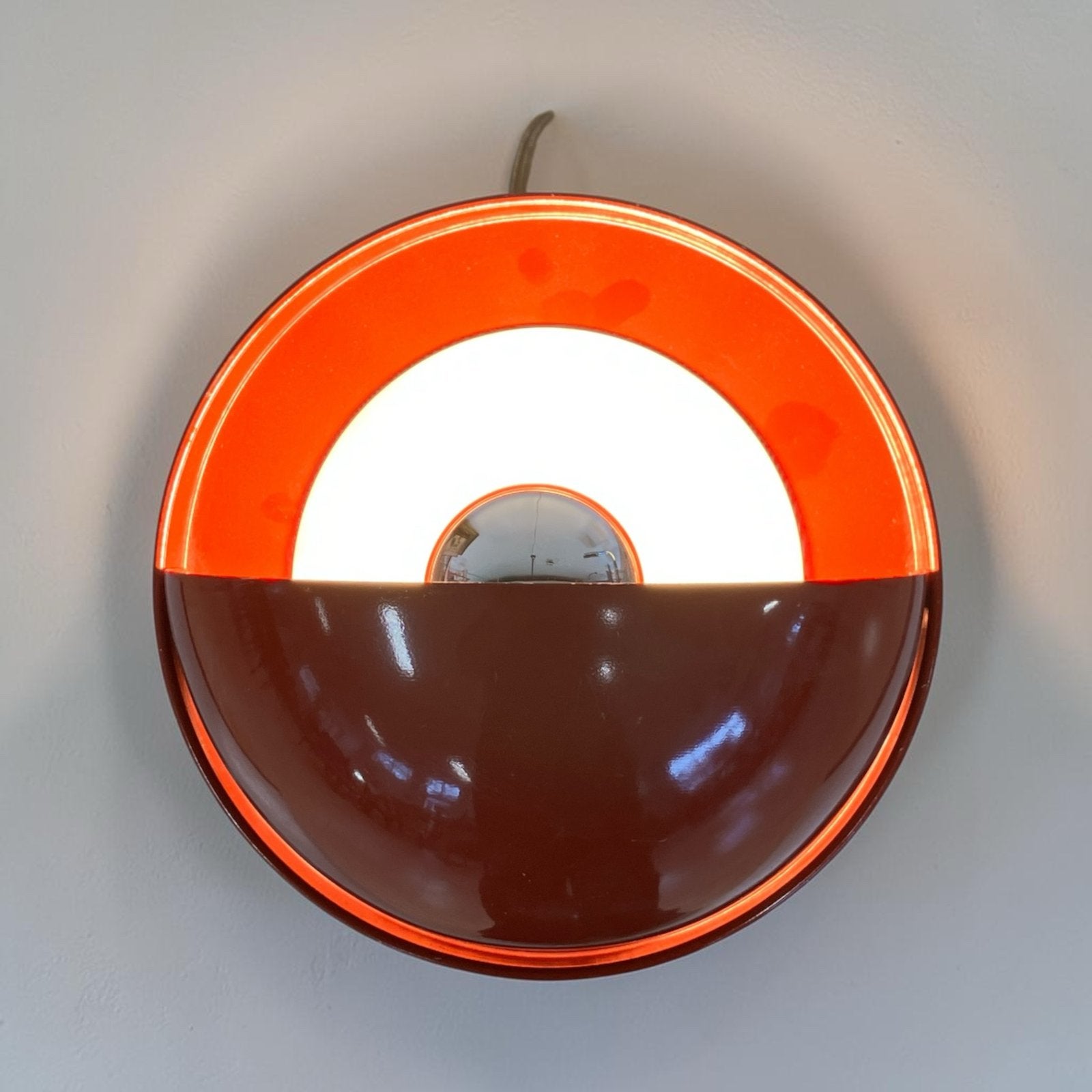 Vintage Dijkstra Eclips wandlamp jaren 60-70, Ophalen of Verzenden