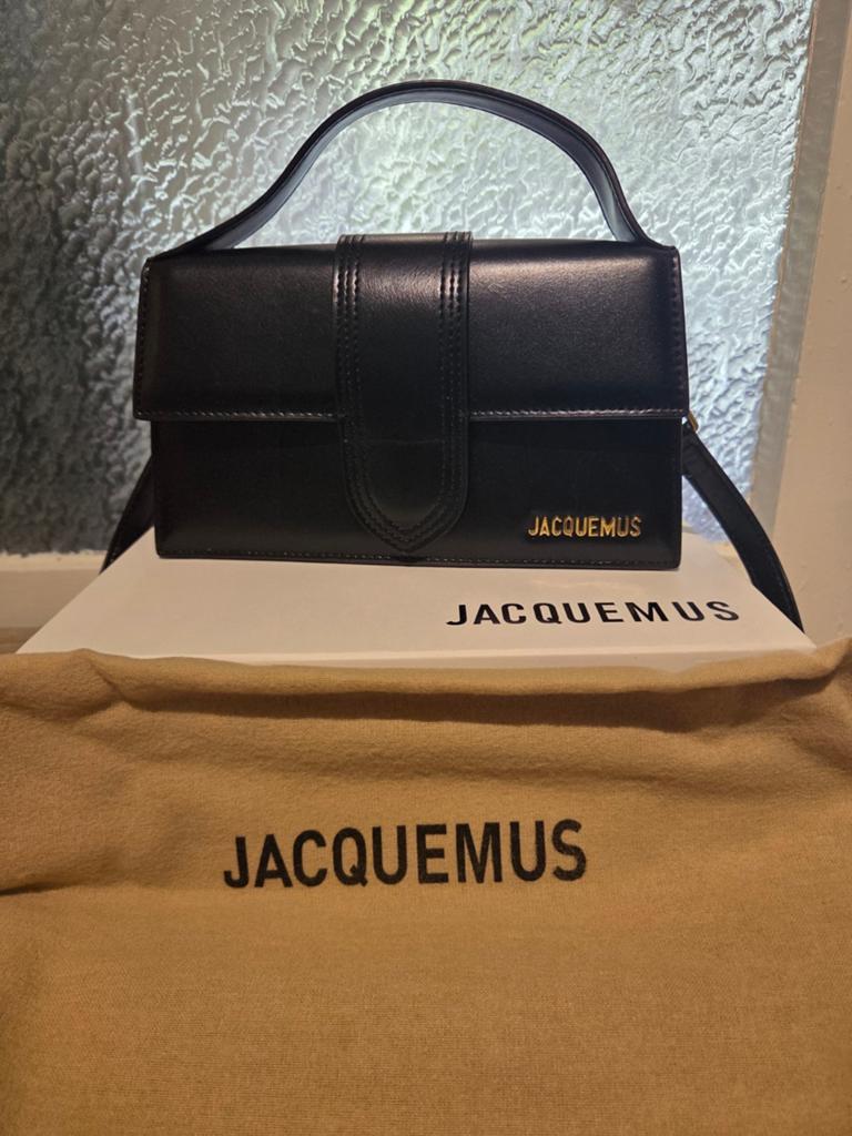 Jacquemus Le Bambino tas - Zwart, Sieraden, Tassen en Uiterlijk, Tassen | Damestassen, Zo goed als nieuw, Handtas, Zwart, Ophalen of Verzenden