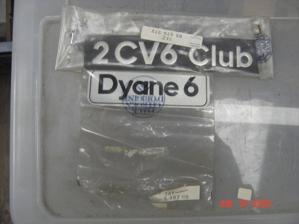 Citroen 2cv Dyane Ami BX CX DS emblemen, Auto-onderdelen, Ophalen of Verzenden, Citroën, Achterklep