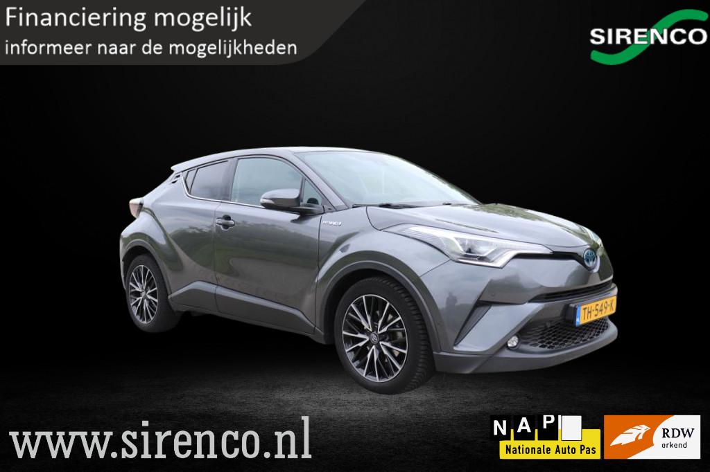 Toyota C-HR 1.8 Hybrid Energy Executive | stoel & stuur verw, Auto's, Euro 6, 4 cilinders, Met garantie (alle), Leder en Stof