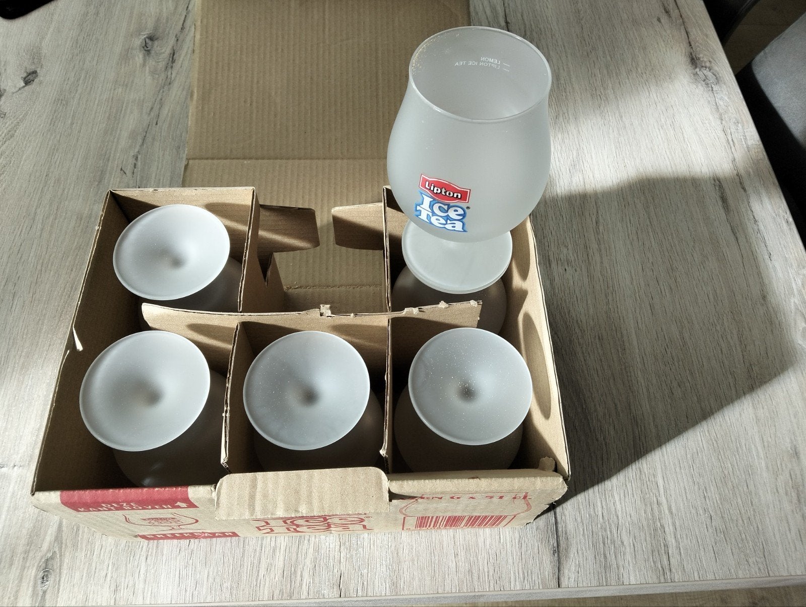 Lipton Ice Tea glazen (6 stuks), Ophalen, Nieuw, Glas
