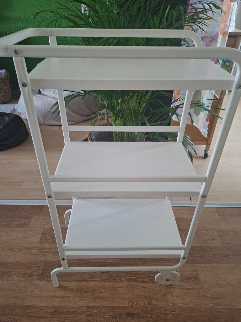 Verrijdbaar metalen opbergrek, Ophalen, Gebruikt