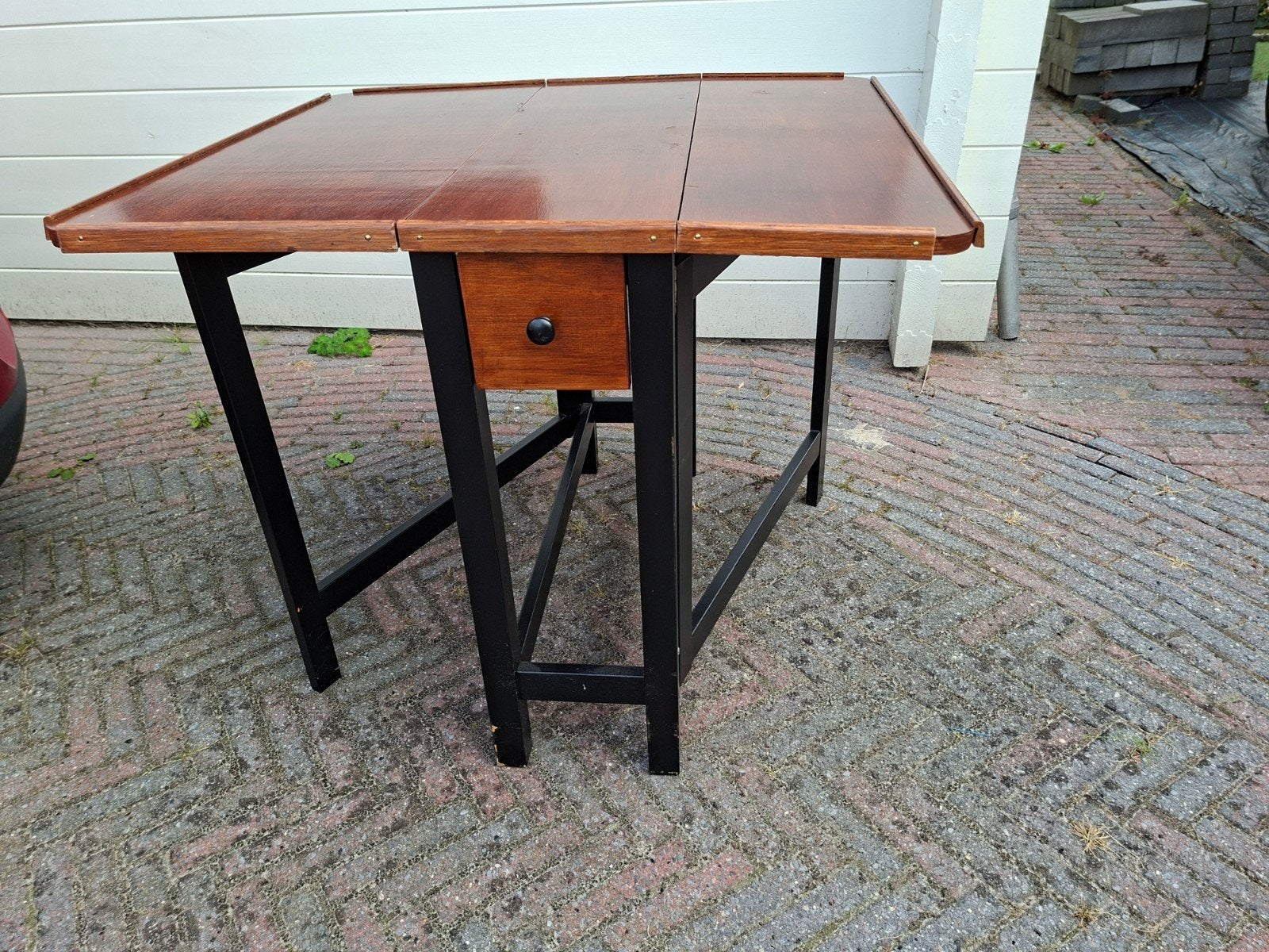 Klaptafel met 2 laadjes - Boot / Camping / Thuis, Watersport en Boten, Ophalen, Gebruikt
