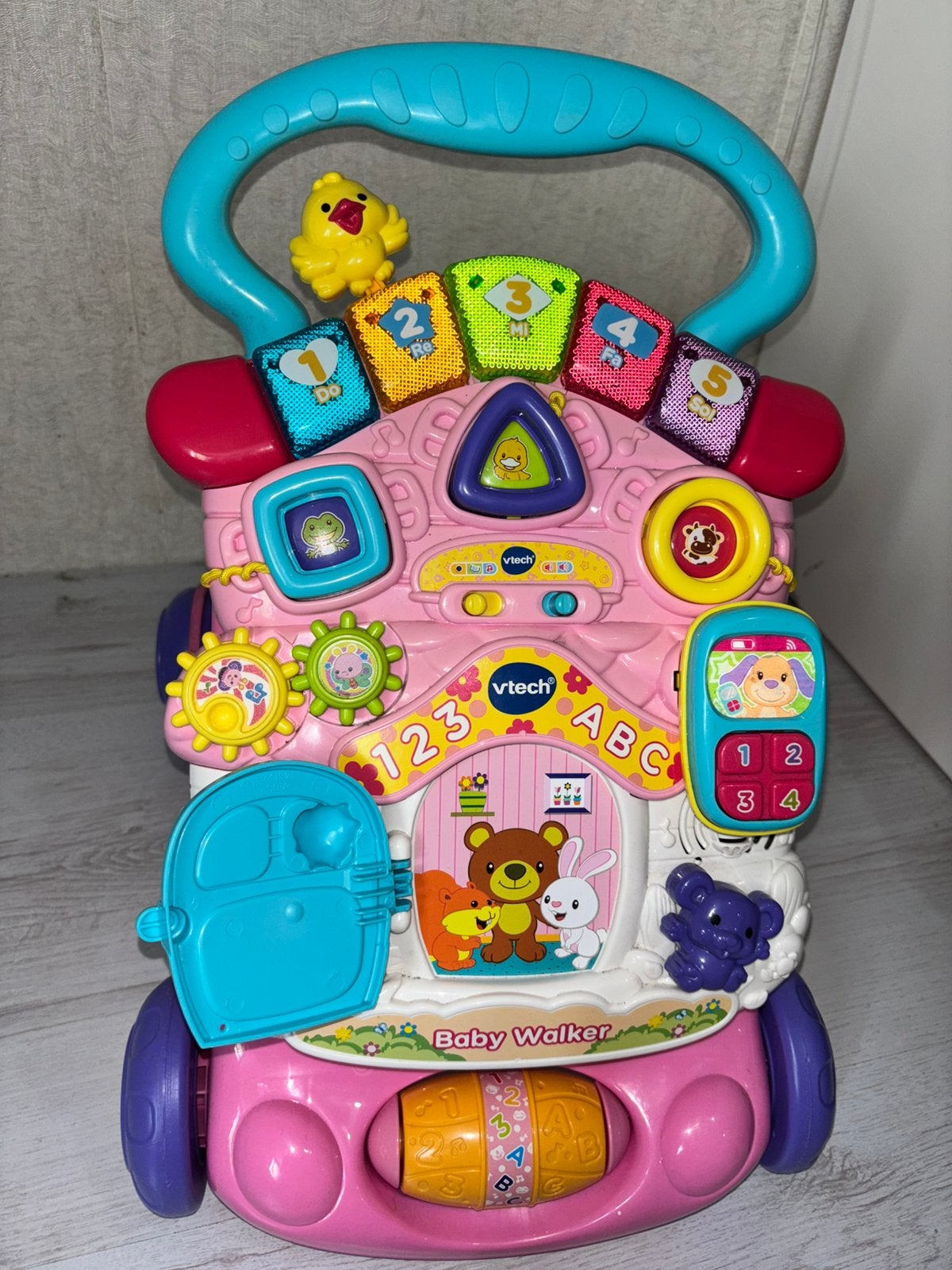 Vtech loopwagen, Kinderen en Baby's, Speelgoed | Vtech, Ophalen, Zo goed als nieuw, 6 maanden tot 2 jaar
