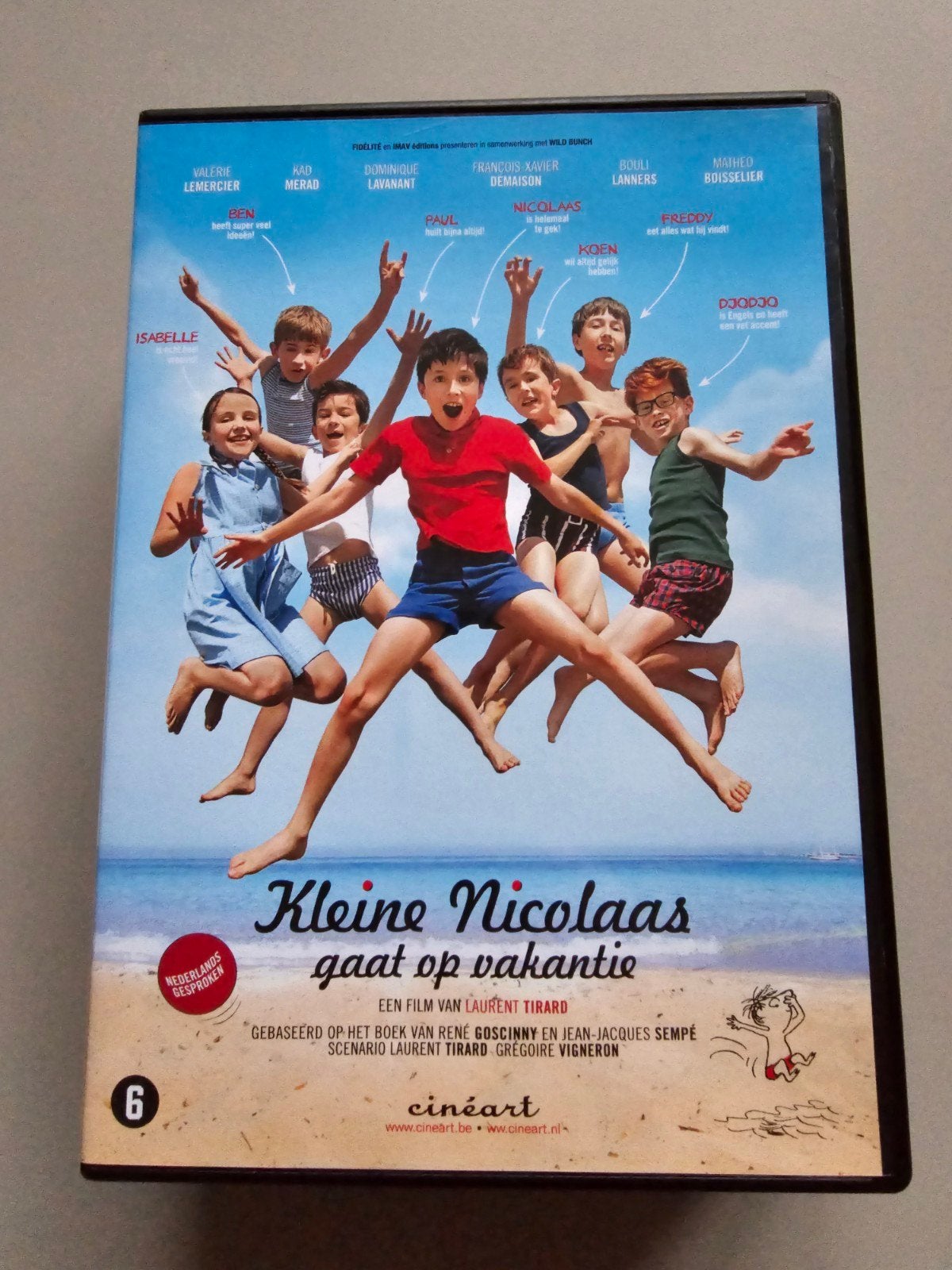 Dvd kleine Nicolaas gaat op vakantie - cineart, Cd's en Dvd's, Dvd's | Filmhuis, Alle leeftijden, Ophalen of Verzenden, Zo goed als nieuw