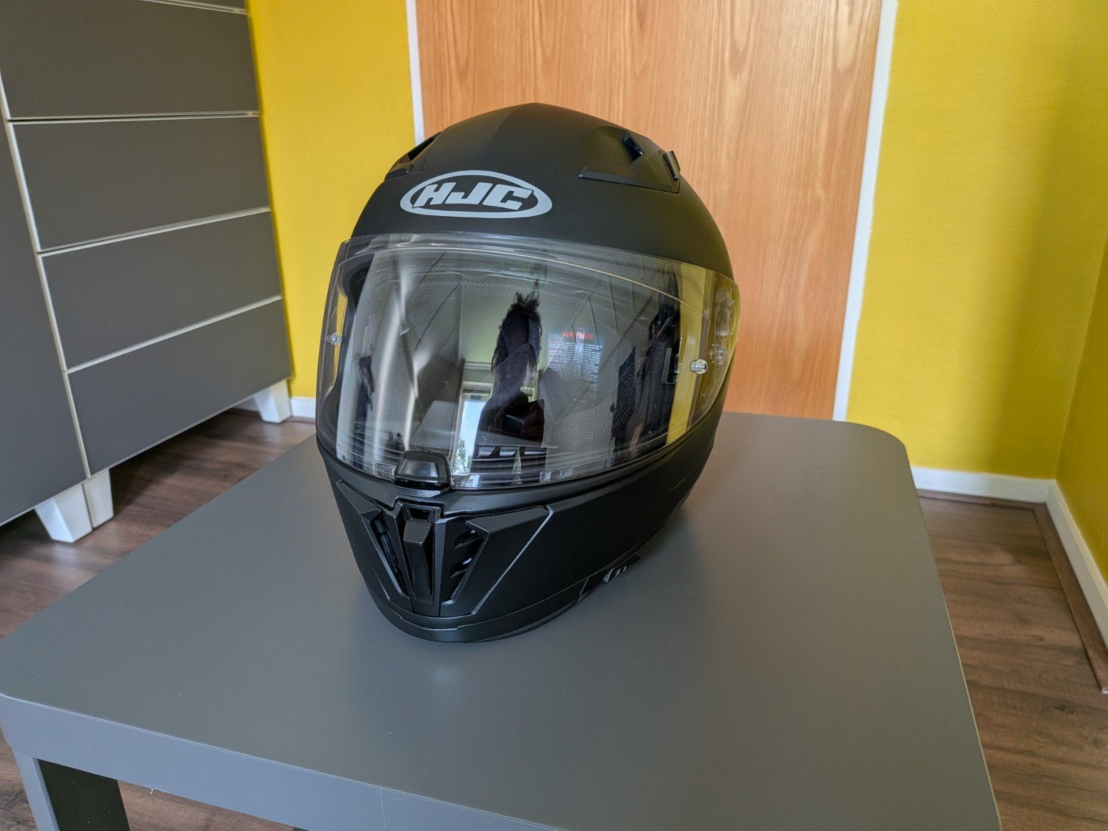 HJC I70 maat L motorhelm 1x gebruikt, Ophalen, Tweedehands, Integraalhelm, HJC