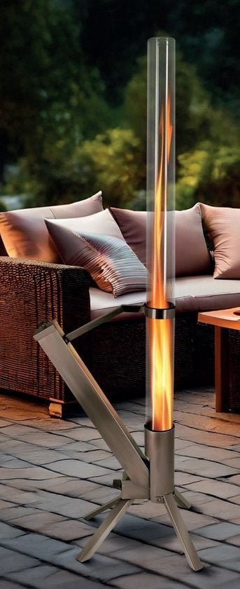 Green Flame BPH-R80-A Pellet Terrasverwarmer + Pellets, Ophalen, Nieuw, Vloer