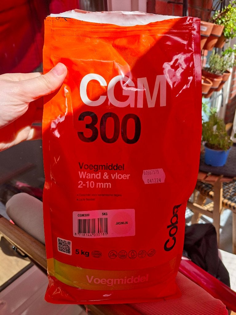 Voegmiddel jasmijn, nog bijna vol, Ophalen, Overige materialen, Wandtegels, Minder dan 20 cm
