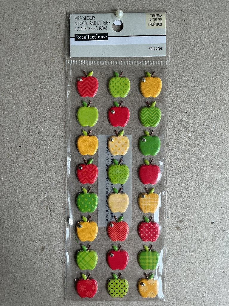 Puffy stickers (appels), Ophalen of Verzenden, Nieuw, Overige thema's, Overige typen